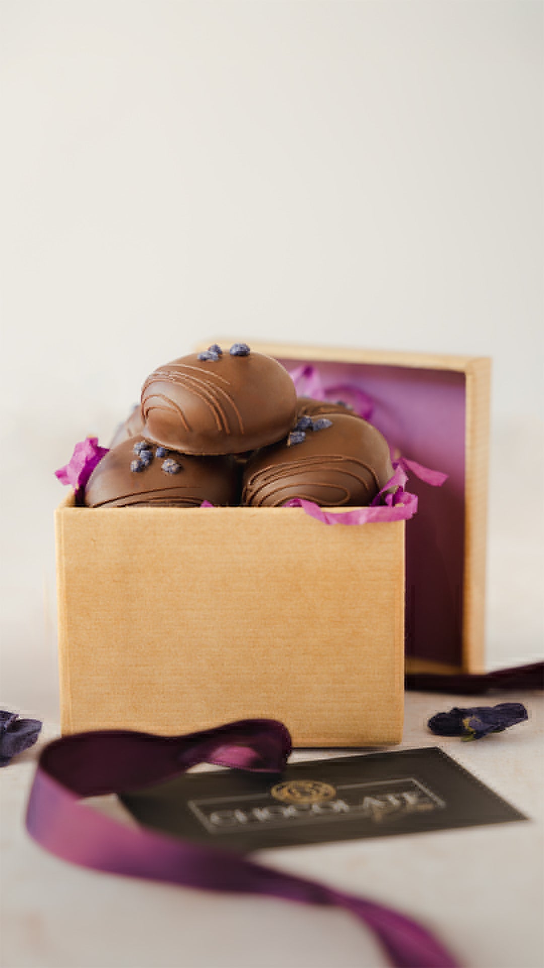 Violet & Rose Creams Luxury Chocolate Box