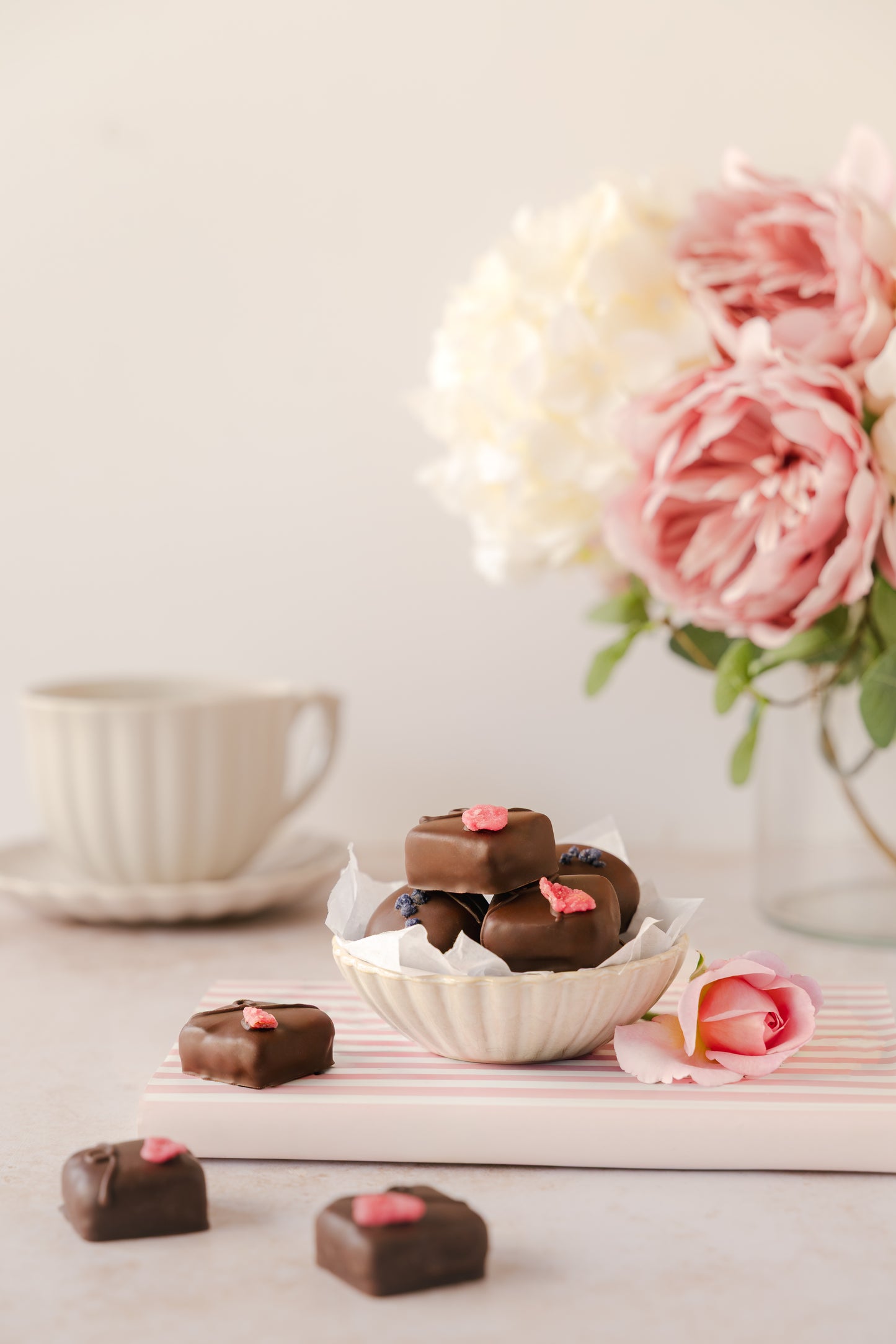 Violet & Rose Creams Luxury Chocolate Box